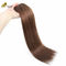Brun foncé 22 pouces Clip In Hair Extensions Cheveux humains 100% vierge 16 pièces