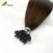 0.5g Extensions de cheveux à kératine pré-liées Noir naturel Soyeux droit