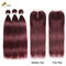 8 pouces à 30 pouces 99j Perruque de Bourgogne Body Wave Extensions de cheveux humains