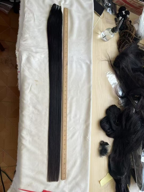 Dernière affaire concernant 38 pouces 40 pouces naturel noir droit vierge cheveux humains