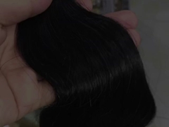 Choix indien Brésilien Remy Boucles de cheveux humains en noir naturel