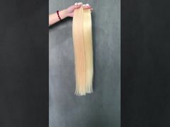 Nouvelle extension de cheveux adhésifs vierges russes Remy, couleur blonde 613#, de haute qualité, avec cuticule