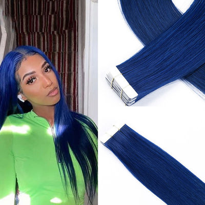 qualité  Tangle Free Invisi Tape In Hair Extensions Colored Soft Silky usine