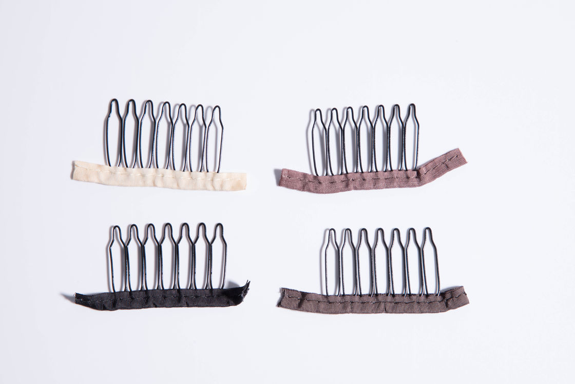 Toupee Diy Wig Tools 7 Teeth Stainless Steel Wig Cap Combs
