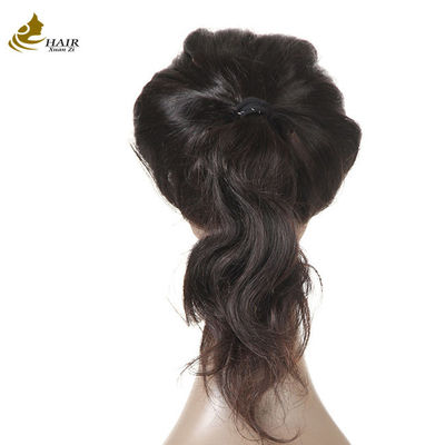 Perruque à cheveux humains personnalisés en dentelle naturelle noire perruque à cheveux humains droits