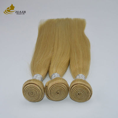 Les extensions de cheveux Ombre 16 pouces 100% Remy 613 blonde