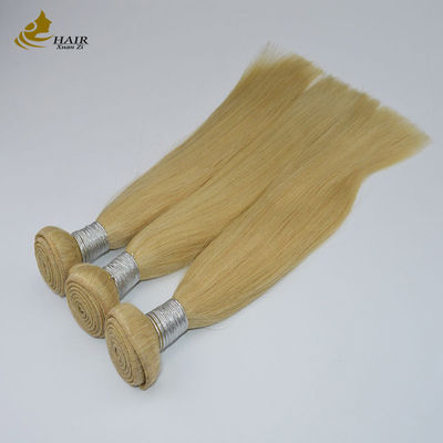 Les extensions de cheveux Ombre 16 pouces 100% Remy 613 blonde