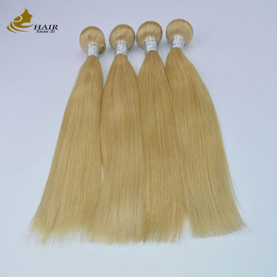 Les extensions de cheveux Ombre 16 pouces 100% Remy 613 blonde