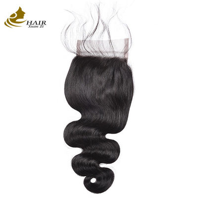 Vente Meilleure qualité Vierge Brésilienne 9A Remy Body Wave Full Lace Fermeture frontale 4x4 Cheveux humains