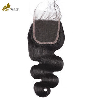Vente Meilleure qualité Vierge Brésilienne 9A Remy Body Wave Full Lace Fermeture frontale 4x4 Cheveux humains