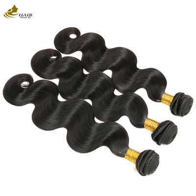 Oem Remy Extensions de cheveux humains Boucles de cheveux en tissu corps brut Boucles de cheveux ondulés avec fermeture