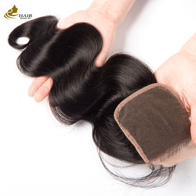 Oem Remy Extensions de cheveux humains Boucles de cheveux en tissu corps brut Boucles de cheveux ondulés avec fermeture