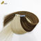 Ruban de platine kératine tissé par le brésilien Remy PU dans les extensions de cheveux humains