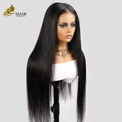 Légère, sans colle, transparente, 13X4 HD, dentelle, couleur naturelle, 100% cheveux humains
