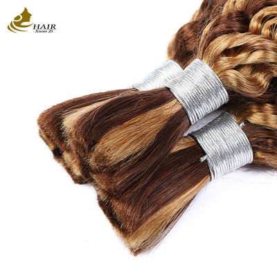 Cheveux de tresse brésiliens Cheveux humains en vrac pour la tresse