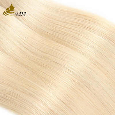 Une cuticule vierge de haute qualité alignée 613# Blonde Remy Human Hair Bundles