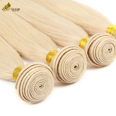 Une cuticule vierge de haute qualité alignée 613# Blonde Remy Human Hair Bundles