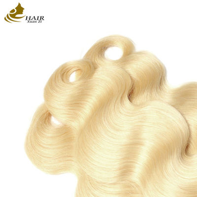 613 Couleur blonde cheveux humains vierges tissés sans enchevêtrement
