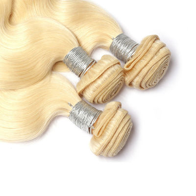 613 Couleur blonde cheveux humains vierges tissés sans enchevêtrement