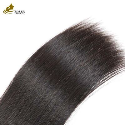 Fabricant Fabricant Tissage soyeux droit Cuticulé aligné vierge Brazilien poils humains