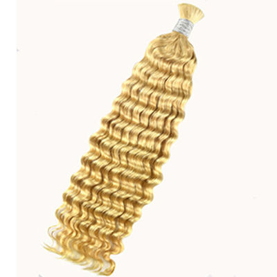 Haute qualité Cheveux humains de couleurs variées en vrac 100% Extension de cheveux humains