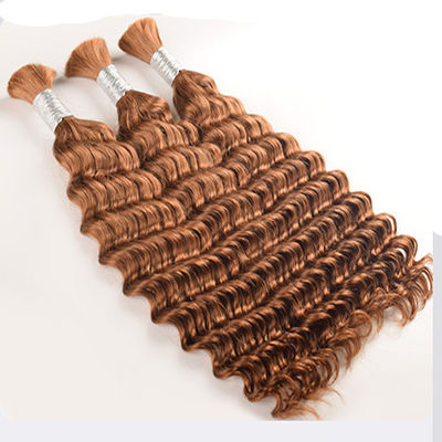 Haute qualité Cheveux humains de couleurs variées en vrac 100% Extension de cheveux humains