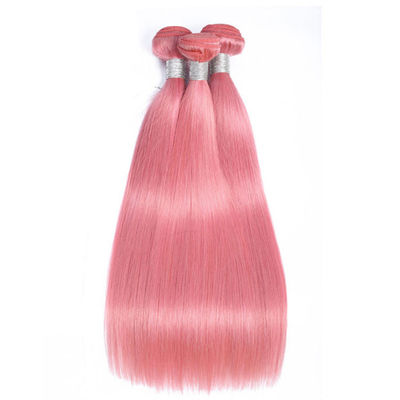 100% de fabrication en gros de tissus de cheveux humains roses non transformés