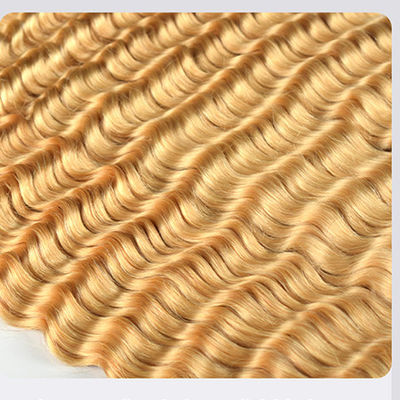 Couleur blonde à double bande de cheveux humains en vrac pour tresser