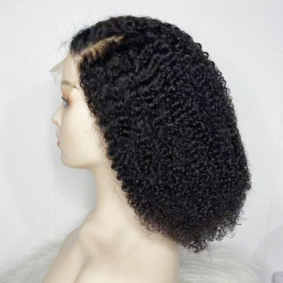 Gros 13X6 13X4 HD Boucle brésilienne transparente dentelle humaine perruque de cheveux avant