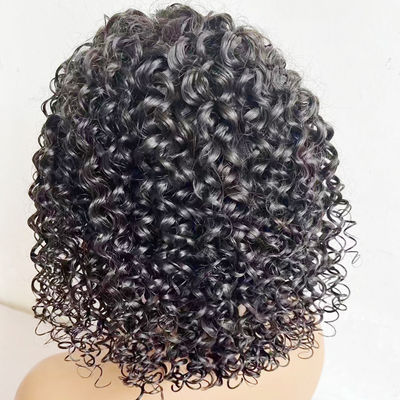 Gros 13X6 13X4 HD Boucle brésilienne transparente dentelle humaine perruque de cheveux avant