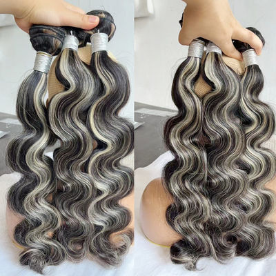 Brésiliens non transformés, en gros, à l'état hétéro Ombre, extensions de cheveux humains