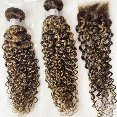 Brésiliens non transformés, en gros, à l'état hétéro Ombre, extensions de cheveux humains