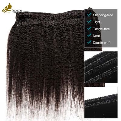 Enveloppe de cheveux humains naturels soigneusement emballés