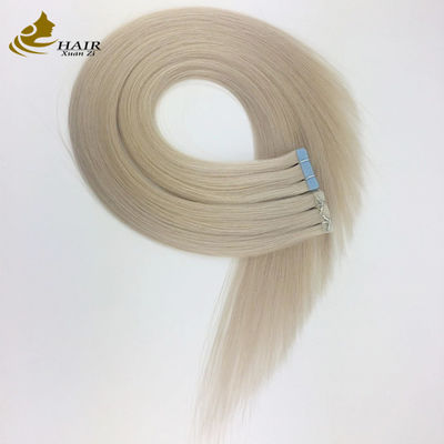 60 cheveux humains PU bande d'extension de cheveux avec conception sans entrave