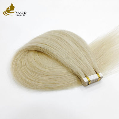 60 cheveux humains PU bande d'extension de cheveux avec conception sans entrave