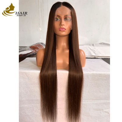 100% de cheveux humains péruviens vierges Wave d'eau de dentelle Perruques avant