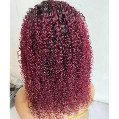 100% de cheveux humains péruviens vierges Wave d'eau de dentelle Perruques avant