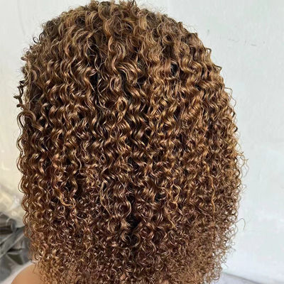100% de cheveux humains péruviens vierges Wave d'eau de dentelle Perruques avant