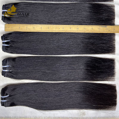 Cheveux vierges brésiliens non transformés, brésiliens soyeux, cheveux humains droits