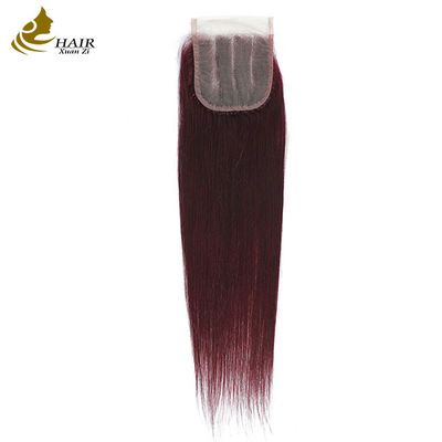 Mode Troisième Partie 4X4 Droite 10-18 pouces Fermeture en dentelle transparente Cheveux humains Toupees usine Prix de gros en stock