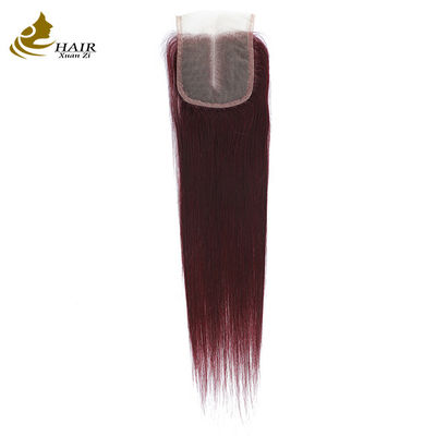 Mode Troisième Partie 4X4 Droite 10-18 pouces Fermeture en dentelle transparente Cheveux humains Toupees usine Prix de gros en stock