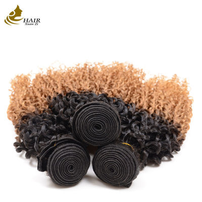 100% de cheveux brésiliens non transformés 1b/27# Couleur en gros