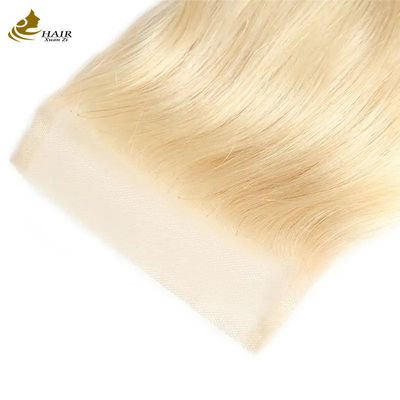 Fermeture en dentelle transparente mince Cheveux vierges humains 4X4 2X6 5X5 Fermeture en dentelle