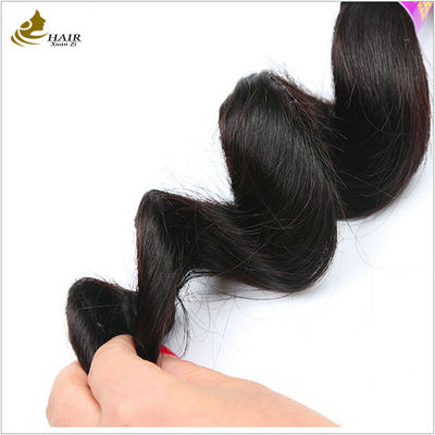 100% cheveux vierges humains Rémy double dessinée extensions de cheveux brésiliens cheveux humains tissus