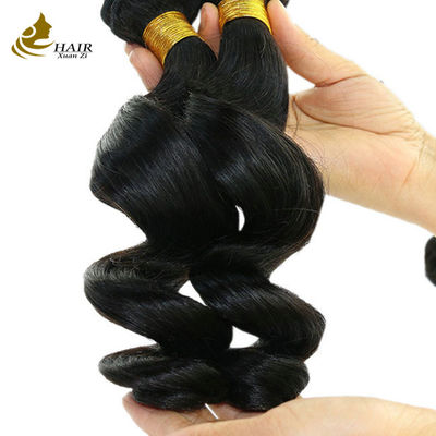 100% cheveux vierges humains Rémy double dessinée extensions de cheveux brésiliens cheveux humains tissus