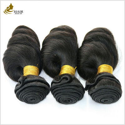 100% cheveux vierges humains Rémy double dessinée extensions de cheveux brésiliens cheveux humains tissus