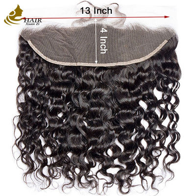 Écouter à l'oreille péruvienne vierge Cheveux humains Frontale dentelle personnalisée Frontale 13*4