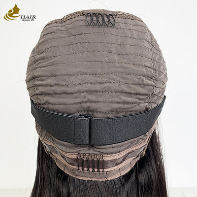 Cheveux brésiliens vierges haut en soie droite Perruques en dentelle pour femmes Cheveux humains