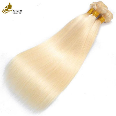 613 Blonde 100% cheveux humains virgin Extension des boutons droits