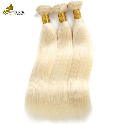 613 Blonde 100% cheveux humains virgin Extension des boutons droits